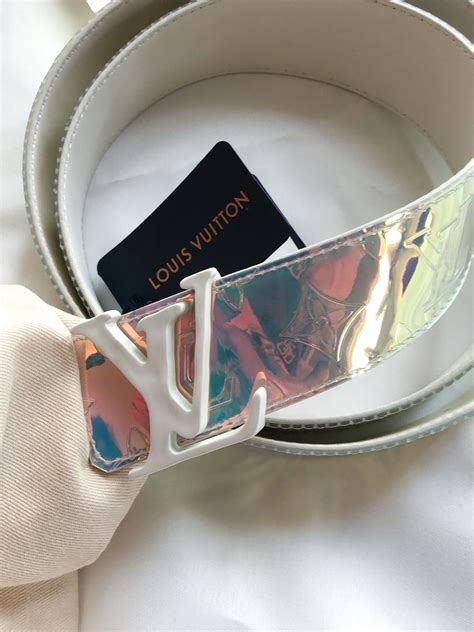 louis vuitton belt revi|Louis Vuitton holographic belt.